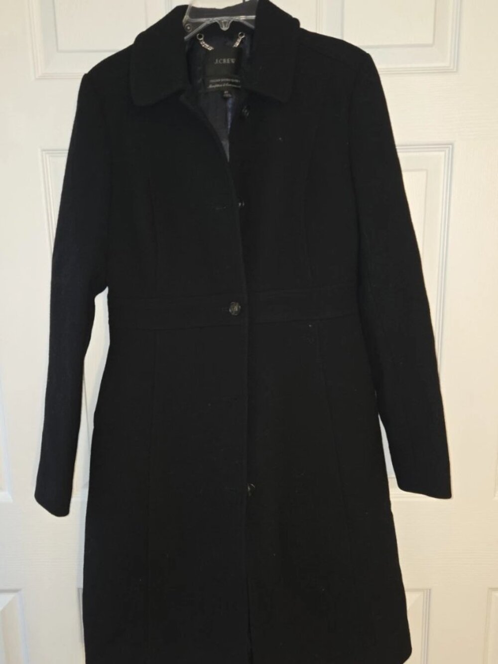 J.Crew Lady Day Coat Trench Coat Italian Cloth Size 8T Tall